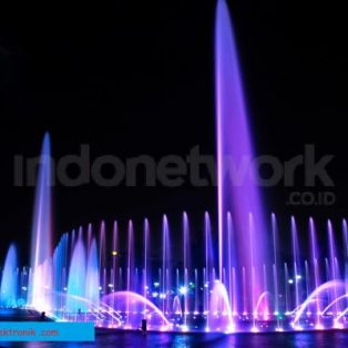 Pabrik Air Mancur Menari di Indonesia